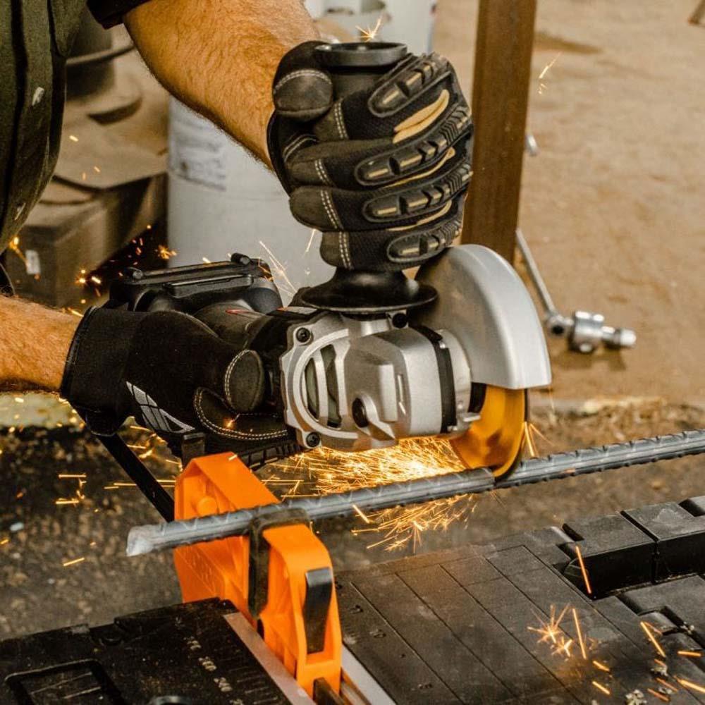 WORX WX812.9C 20Volt 2.0Ah. 125mm Kömürsüz Profesyonel Tek Akülü Şarjlı Avuç Taşlama 