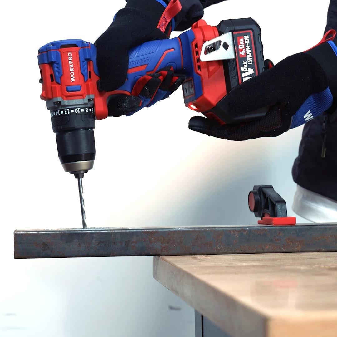 WORKPRO WP390017 20Volt 120Nm. Kömürsüz Profesyonel Şarjlı Darbeli Matkap (Akü Dahil Değildir)WorkproWP390017Matkaplar-LastikTR.com