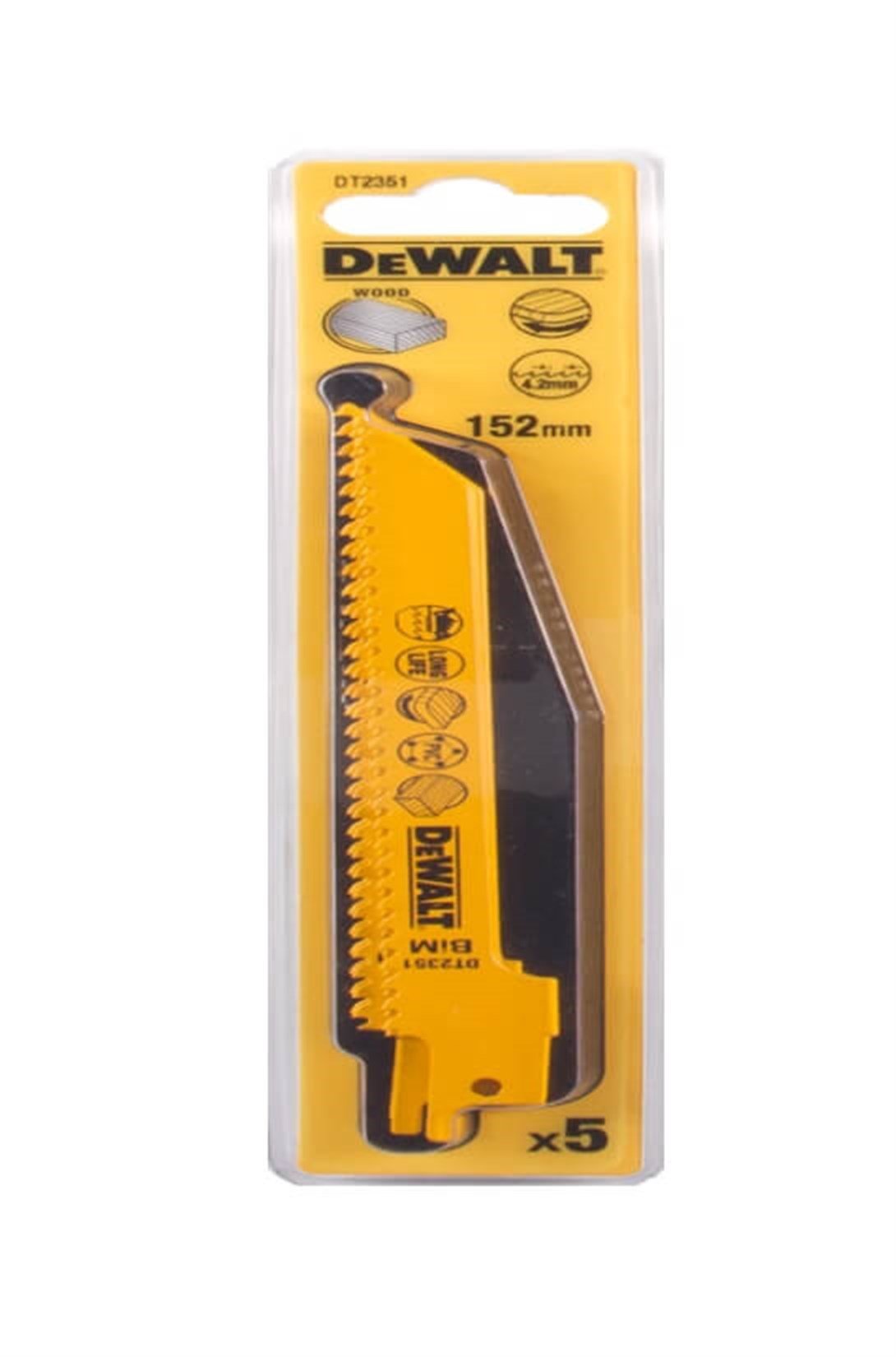 Dewalt Dt2351 Ahşap Kesim Tilki Kuyruğu Testere Bıçağı Ahşap,Plastik 5 AdetDewaltZM_DT2351Dekupaj Testereler-LastikTR.com