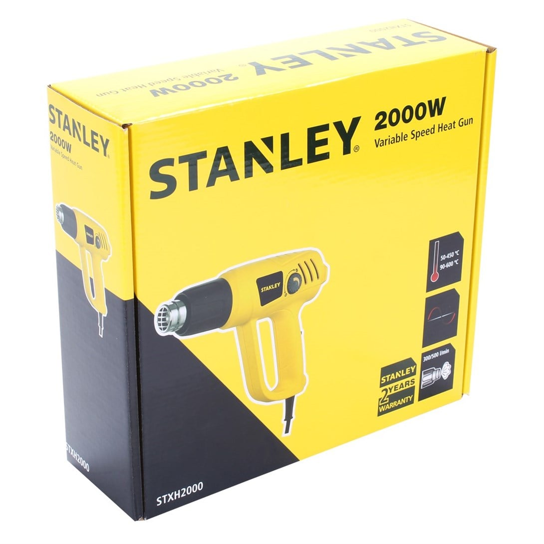 Stanley STXH2000-TR 2000Watt Değişken Hız Ayarlı Profesyonel Sıcak Hava TabancasıStanleyZM_STXH2000Sıcak Hava Tabancası-LastikTR.com