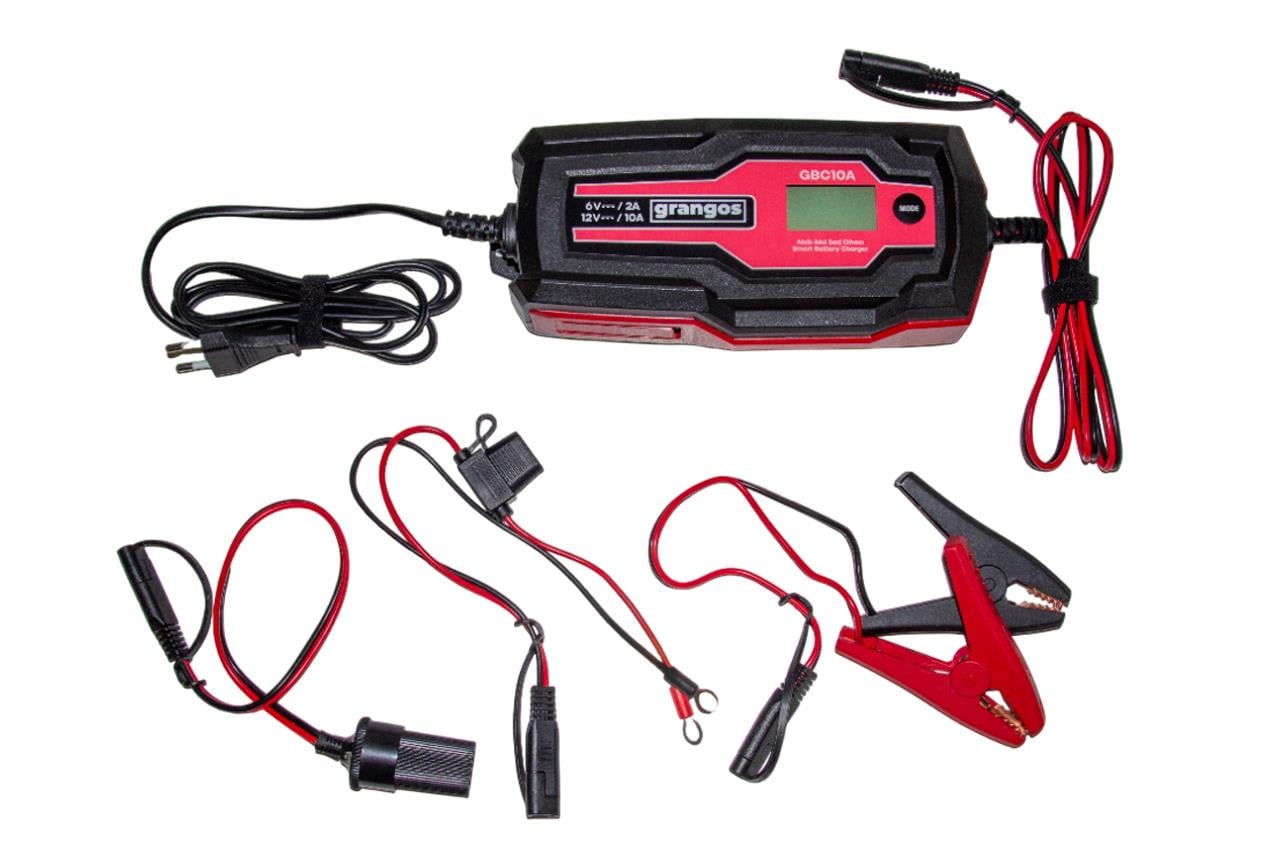 Grangos GBC10A 6V / 12V 180 AH Akıllı Dijital Akü Şarj ve Bakım CihazıGrangosZM_GBC10AAkü Şarj Cihazları-LastikTR.com