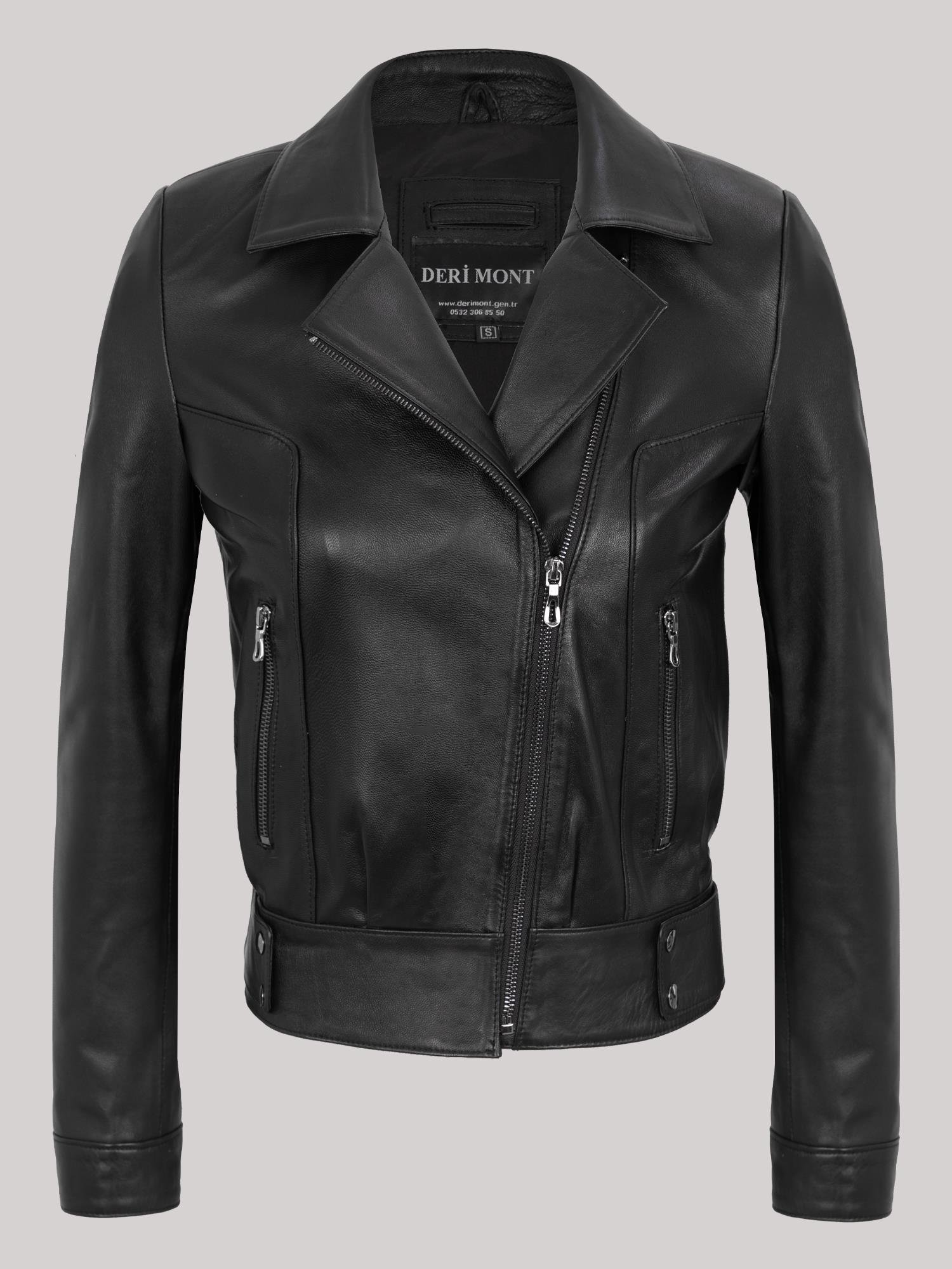 ​Kadın Deri Mont Kod-KA02034