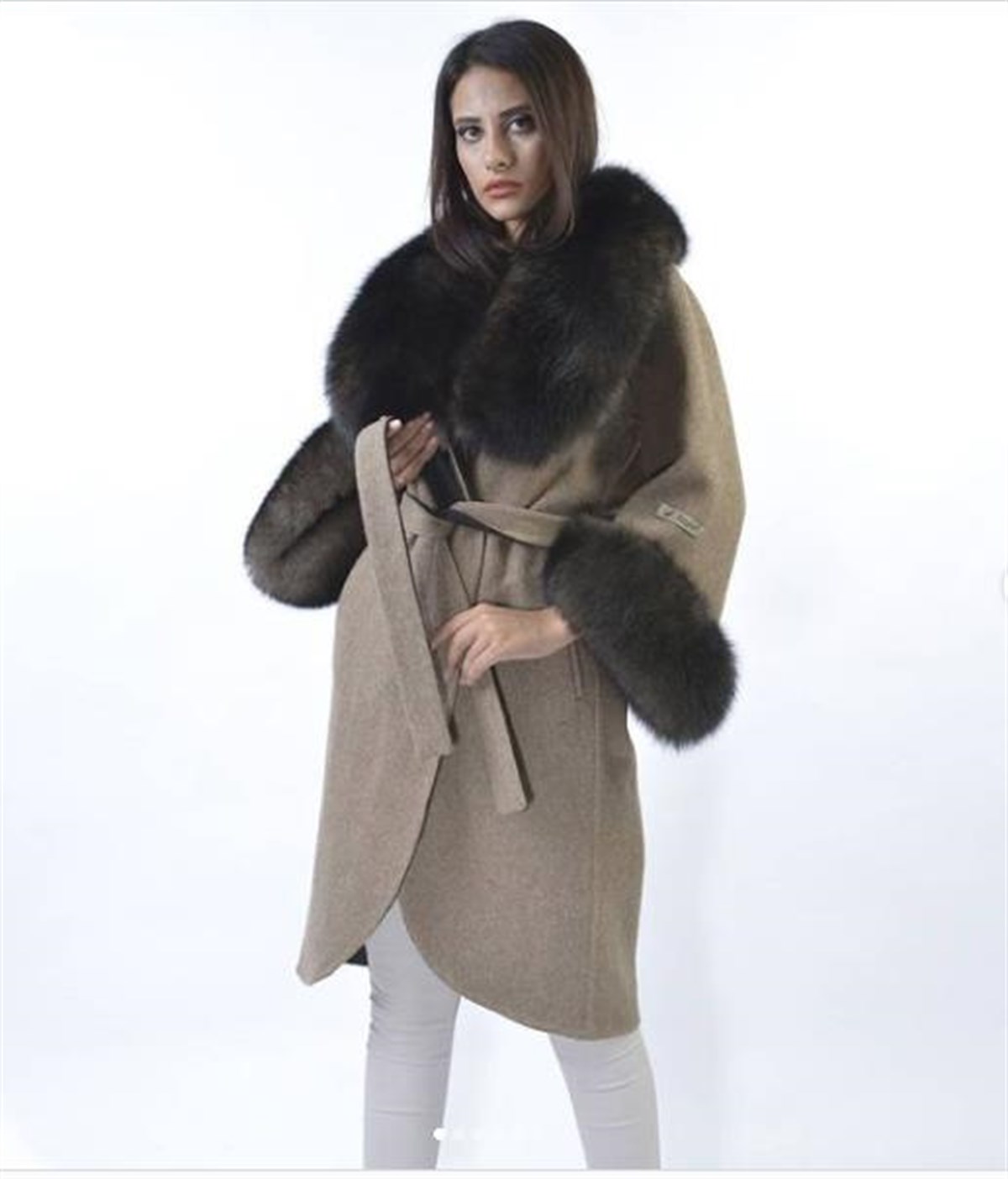 AÇIK KAHVE KADIN KÜRK CEKET MONT  %100 ORİJİNAL DERİ