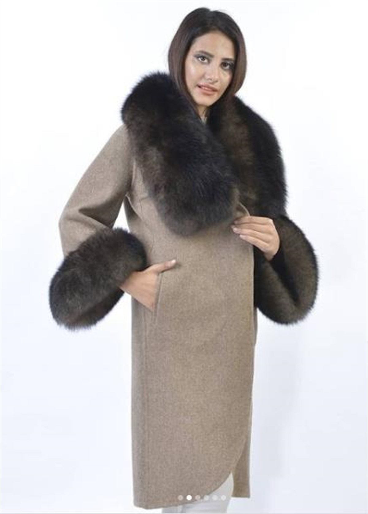 AÇIK KAHVE KADIN KÜRK CEKET MONT  %100 ORİJİNAL DERİ