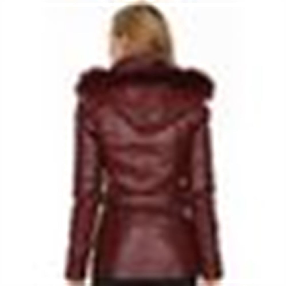 BAYAN BORDO KEMERLİ DERİ MONT