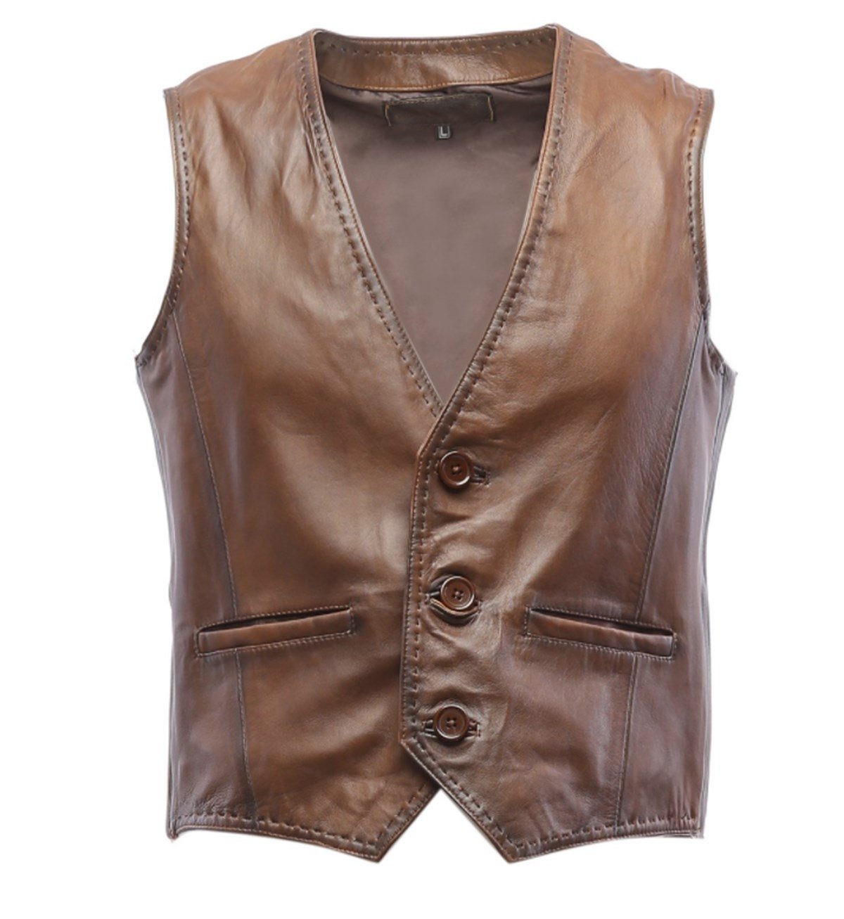 Deri Yelek Orjinal Kuzu deri