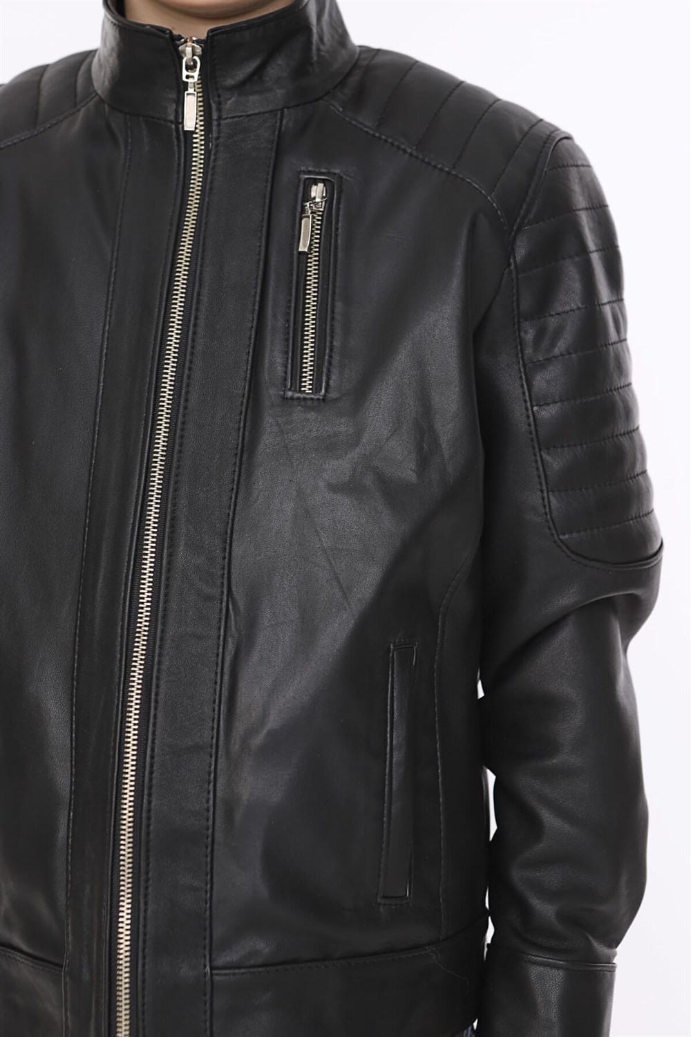 Erkek Çocuk Deri Mont Blason