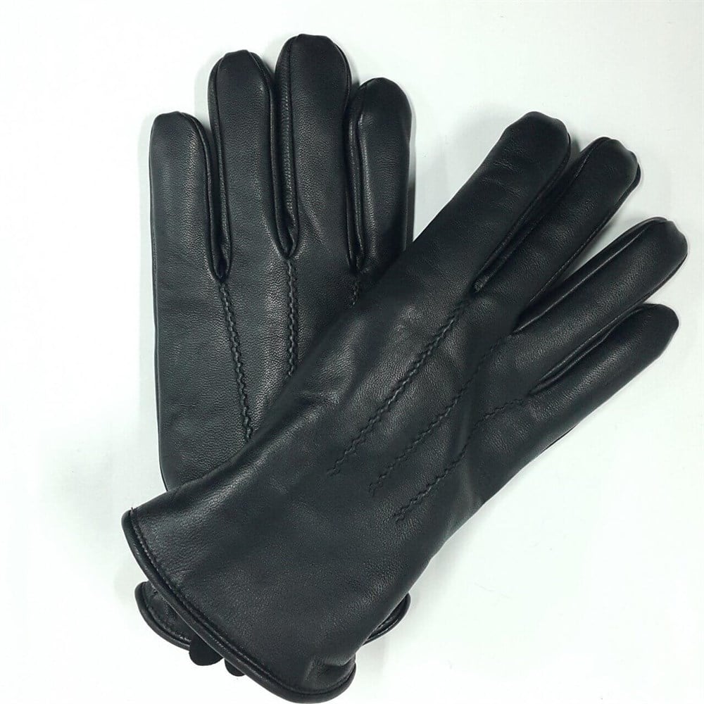 Erkek Deri Eldiven Kürklü