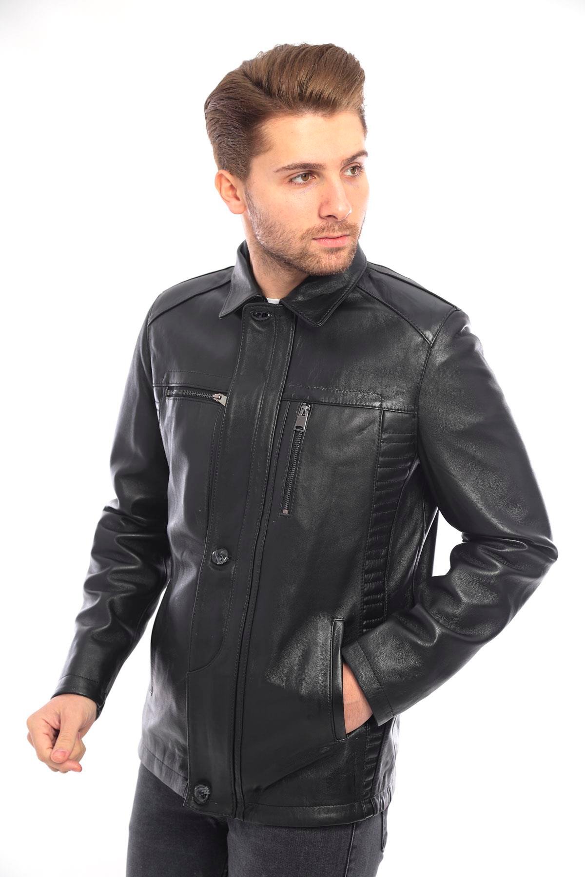 Erkek Deri Mont - EM02022