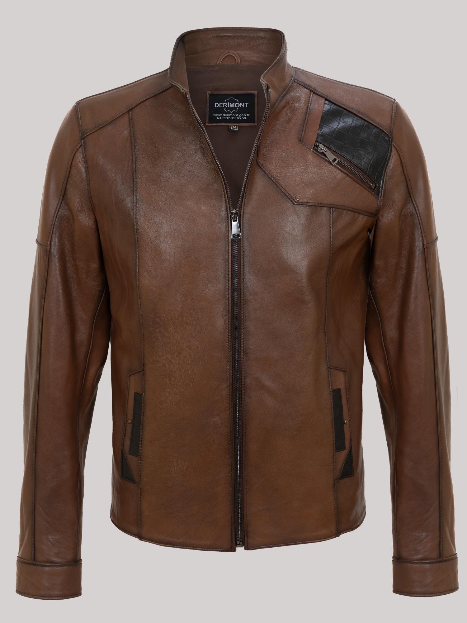 Erkek Deri Mont Kod-EM02021