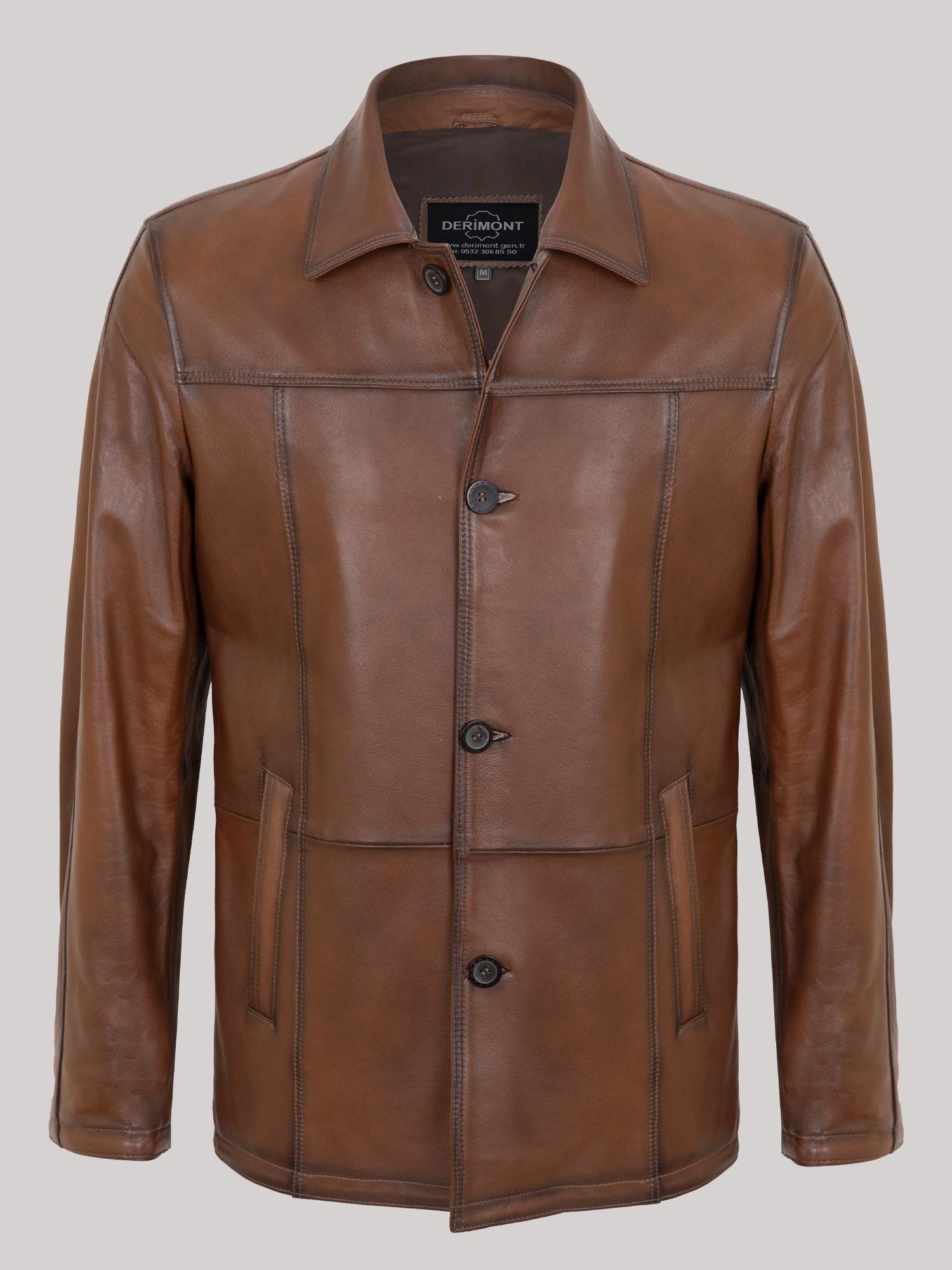 Erkek Deri Mont Kod-EM02021