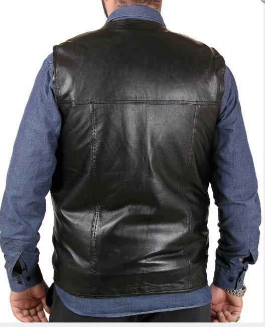 Erkek deri yelek E-VEYS