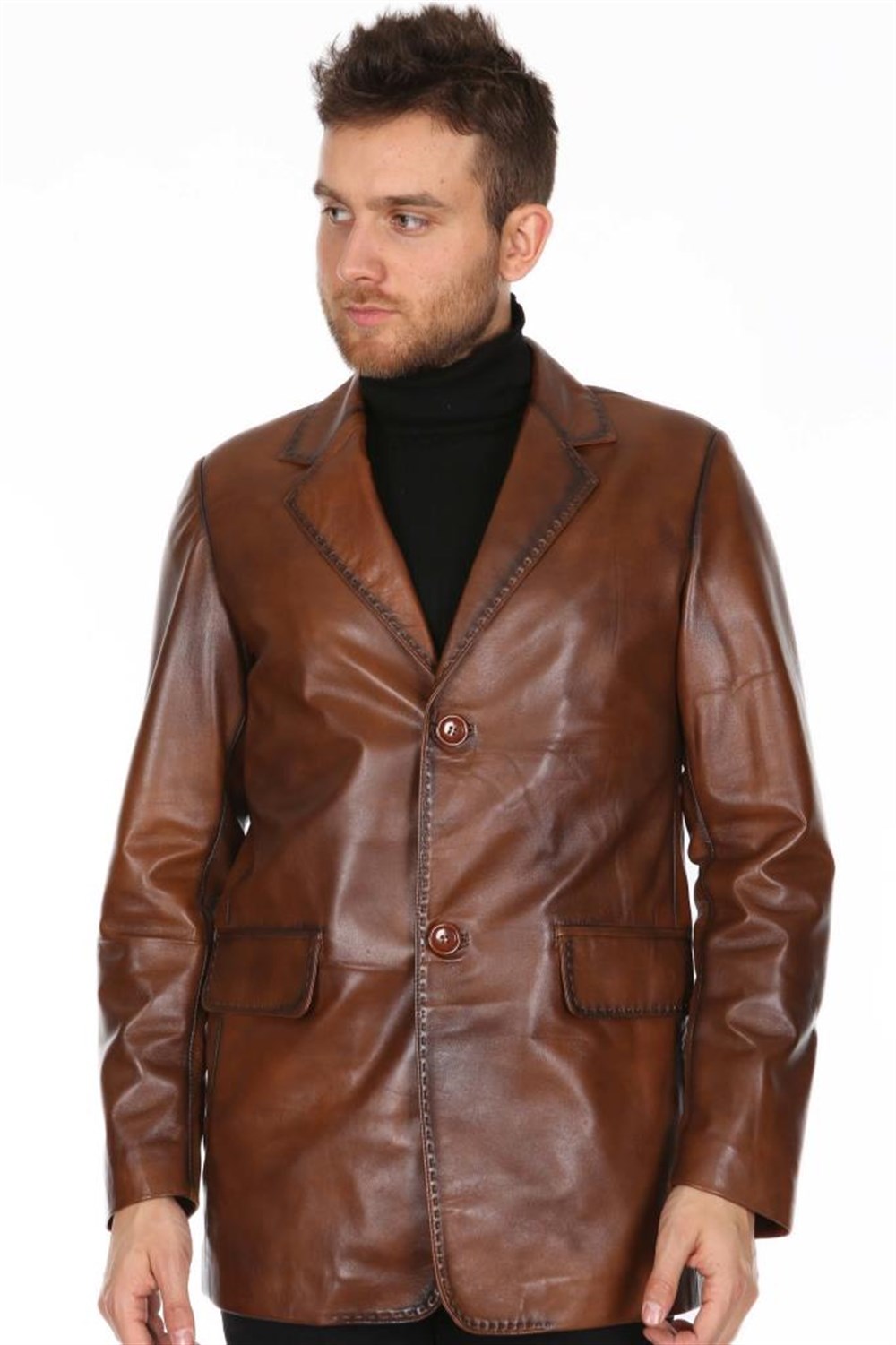 ERKEK TABA DERİ CEKET