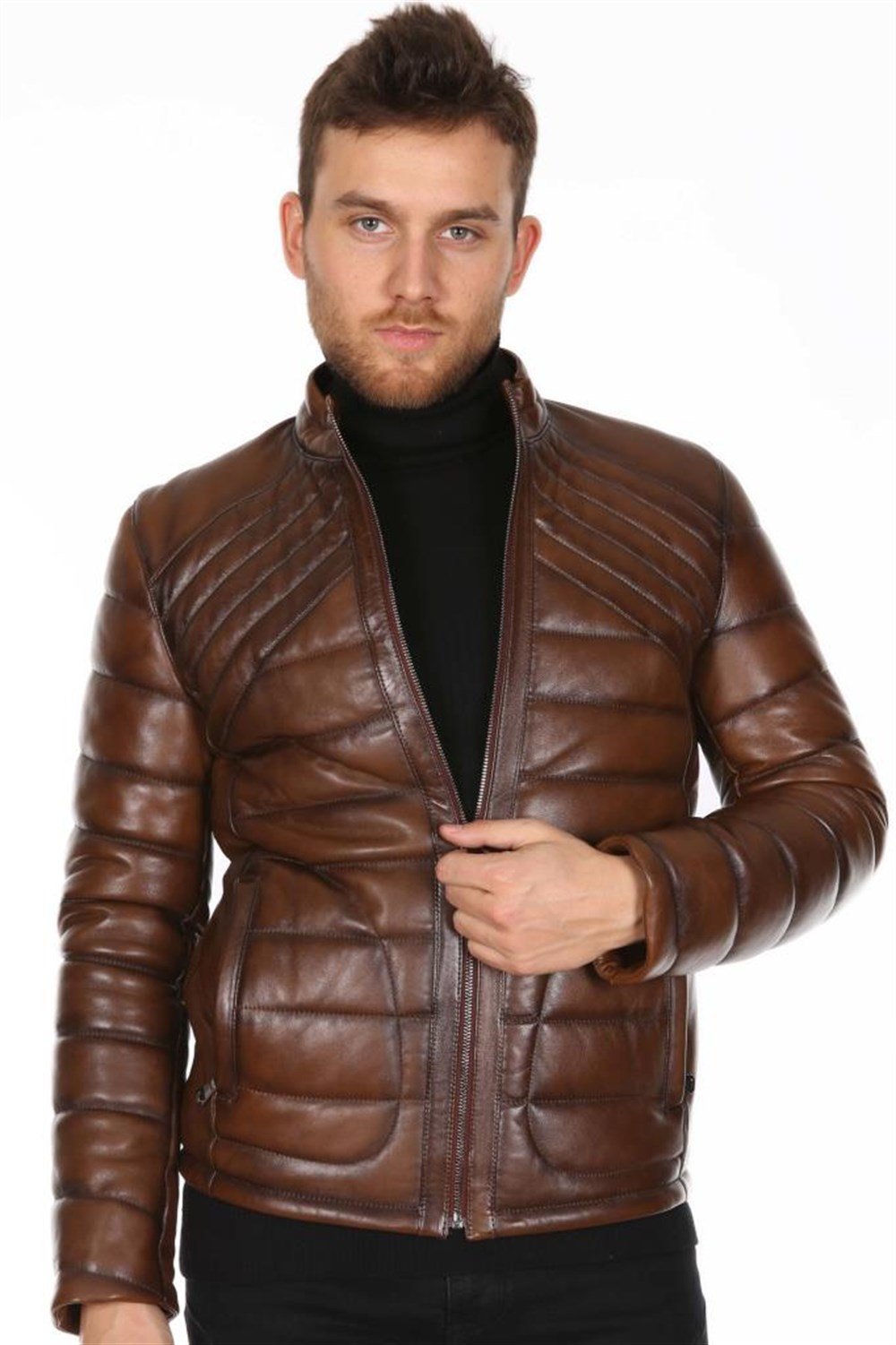 ERKEK TABA ŞİŞME DERİ MONT