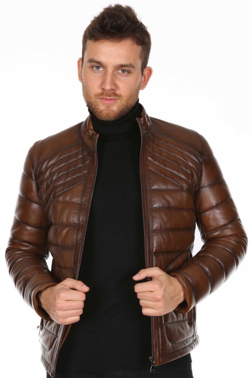 ERKEK TABA ŞİŞME DERİ MONT