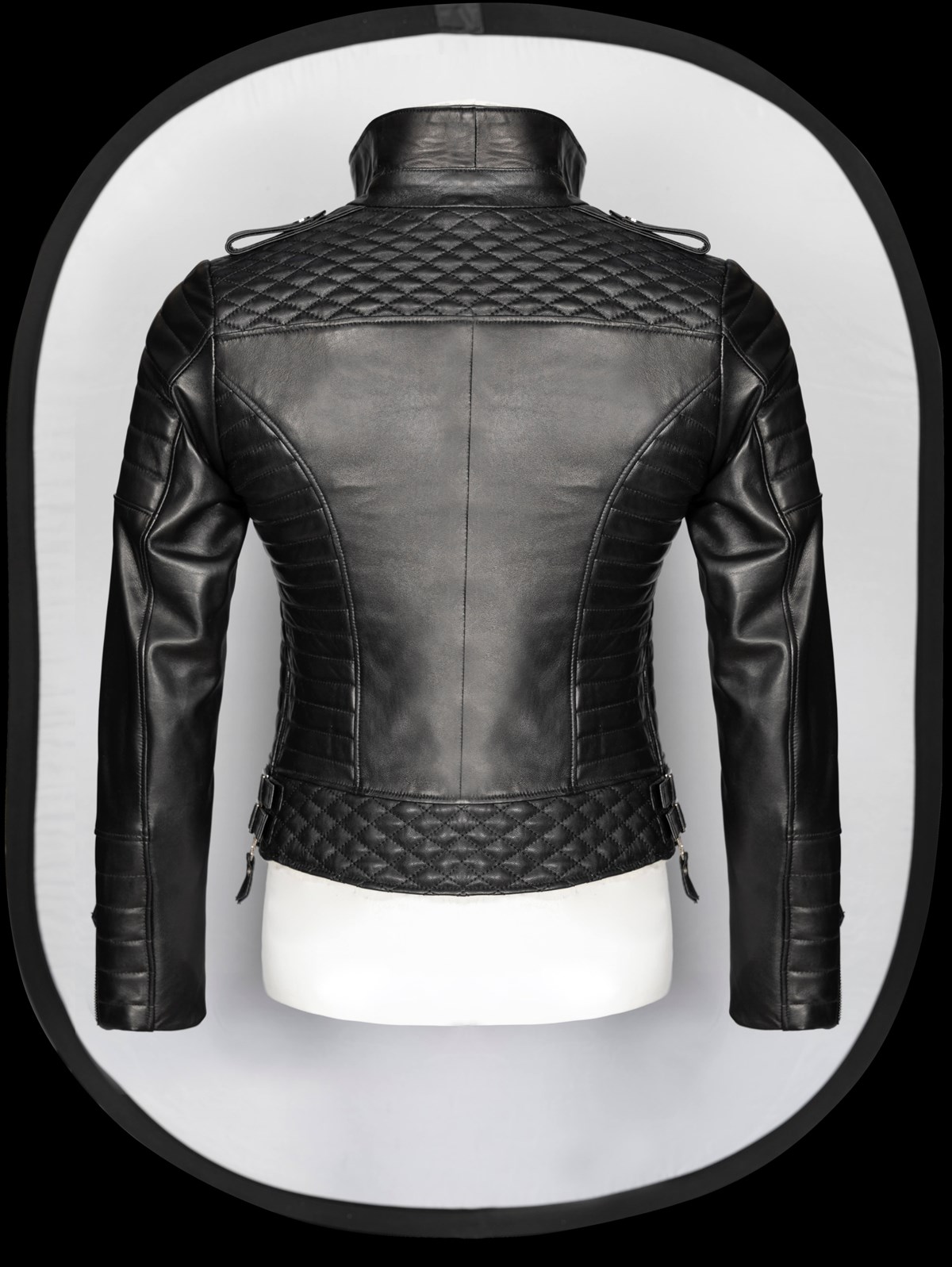 Haiti Siyah Kadın %100 Orijinal Deri Ceket