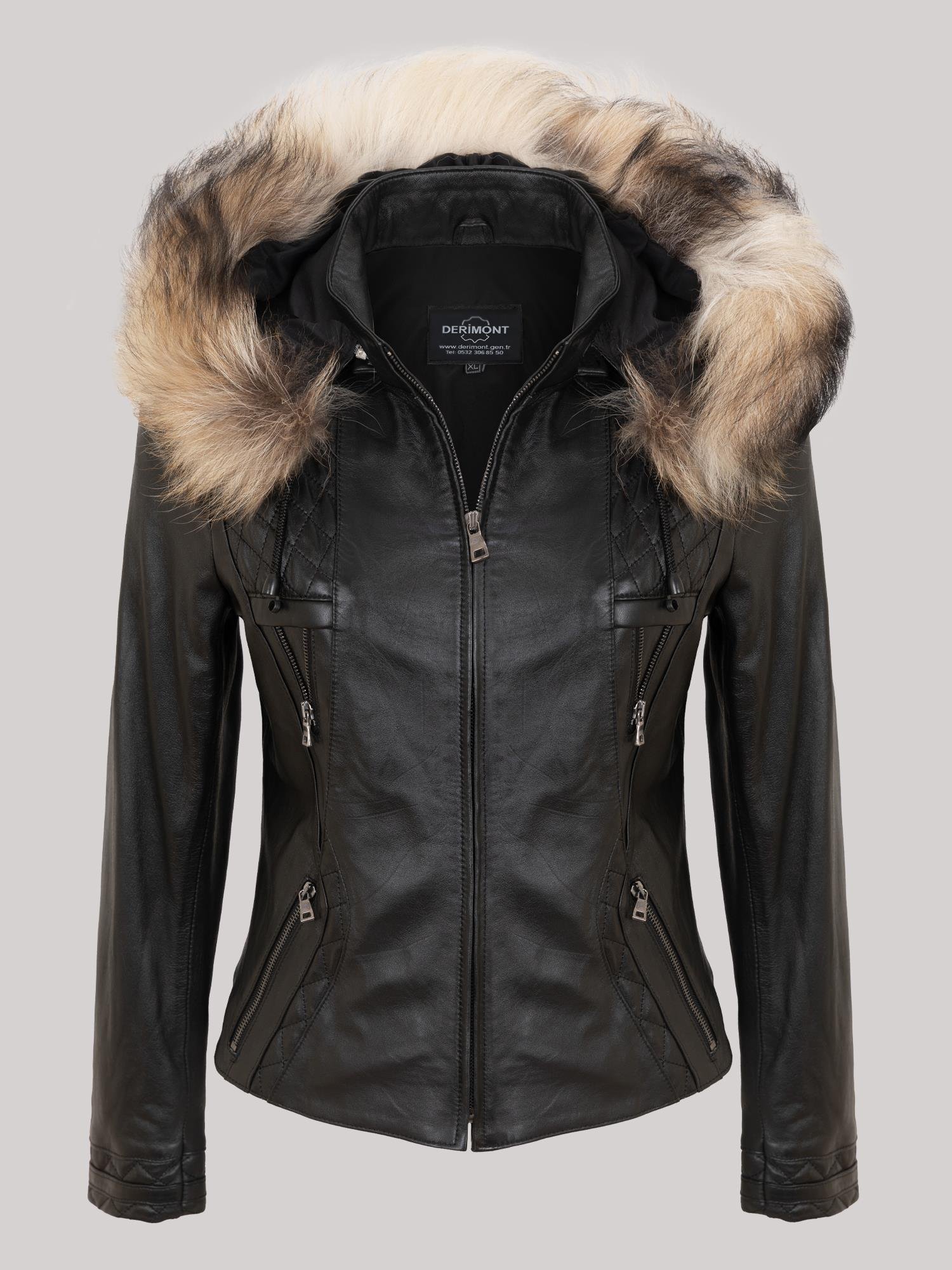 Kadın Deri Mont Kod-KA02027