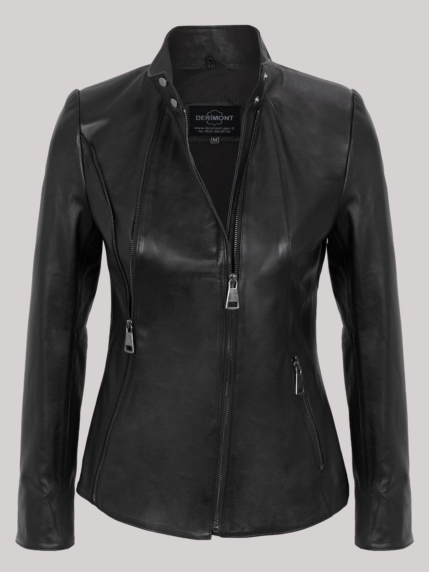 Kadın Deri Mont Kod-KA02037