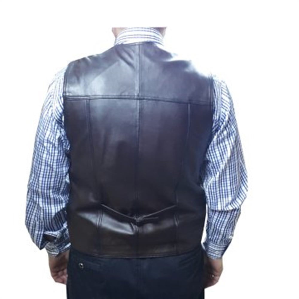 Kahve Renk Arkası Kemerli Klasik ve Spor Kesim