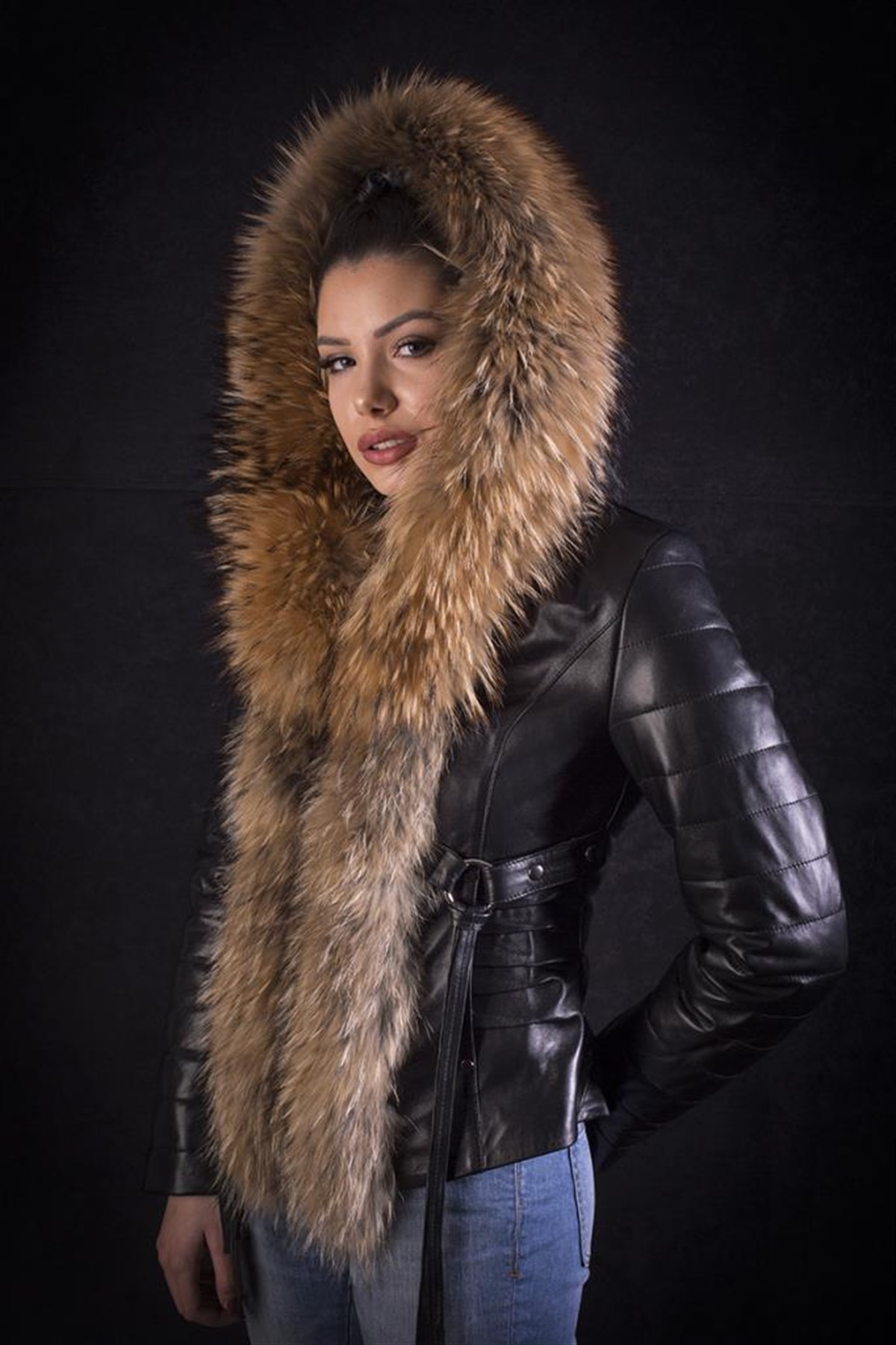 KEMERLİ DERİ MONT (B-596O)