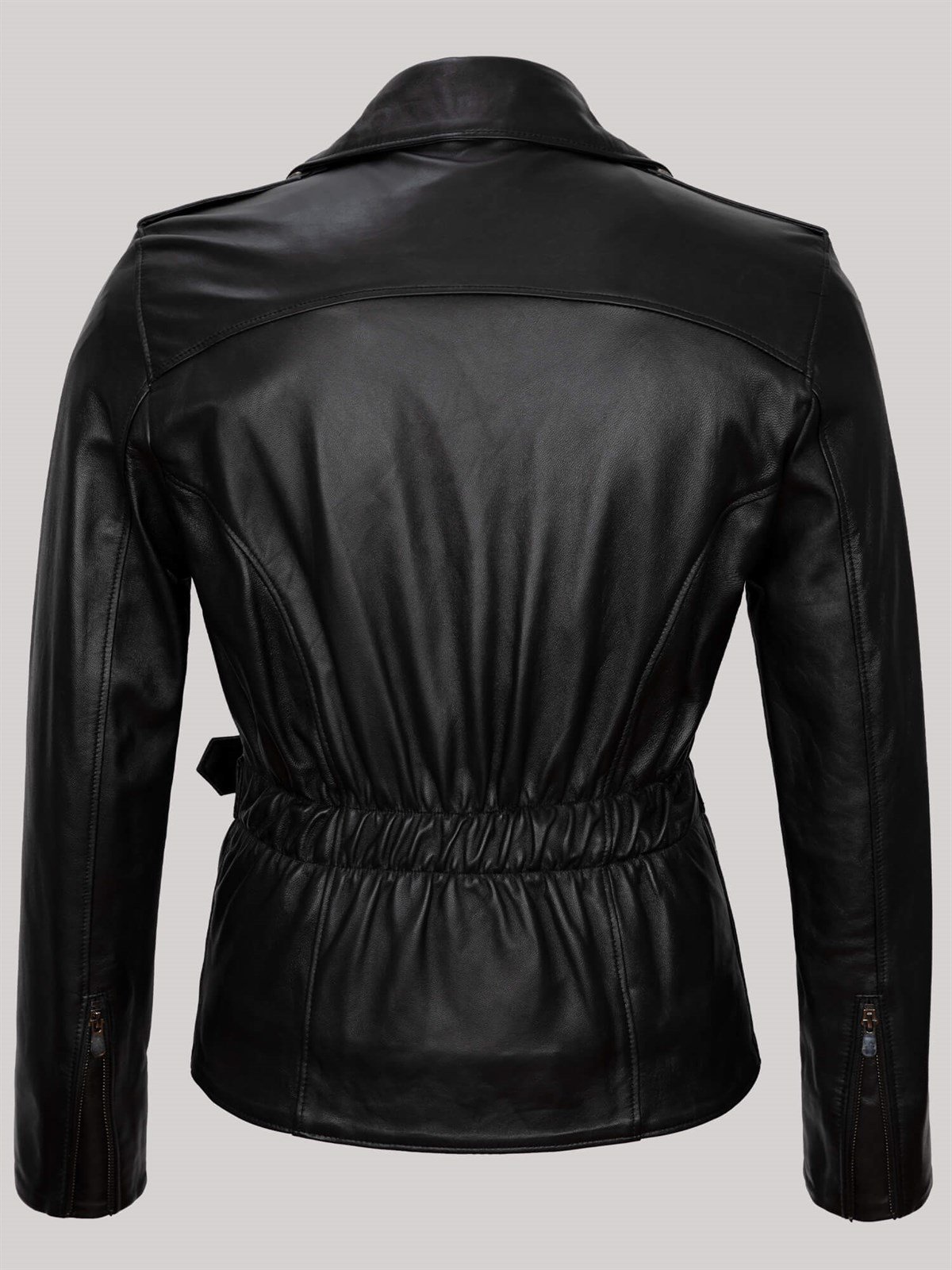 Kuzey Siyah Erkek %100 Orijinal Deri Ceket