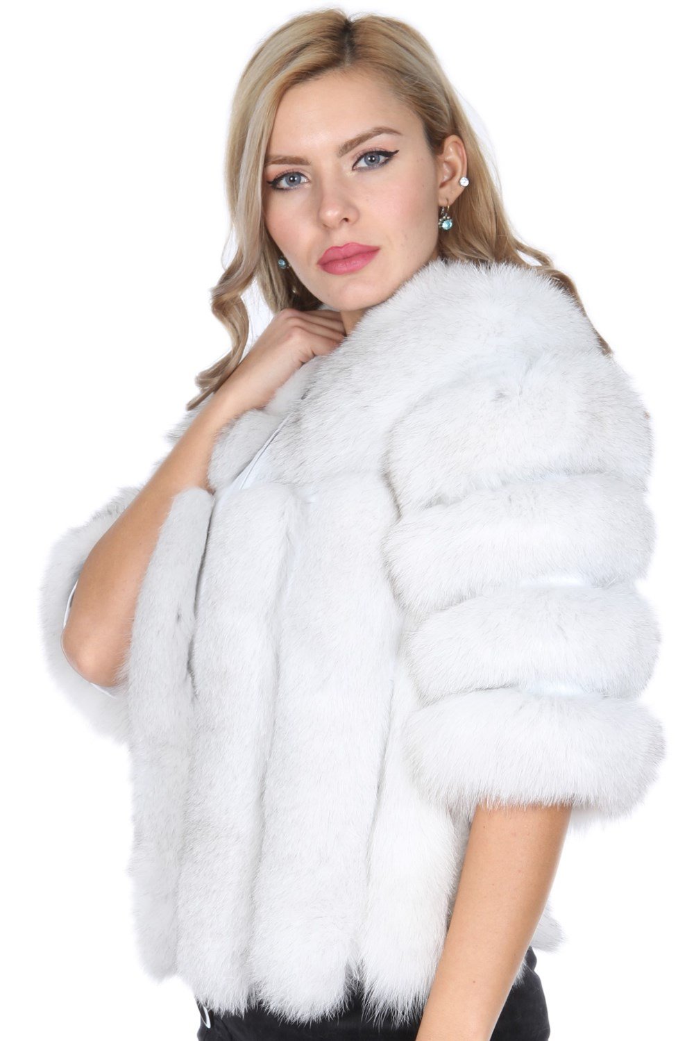 TİLKİLİ FERMUARLI DERİ MONT(T-5021)