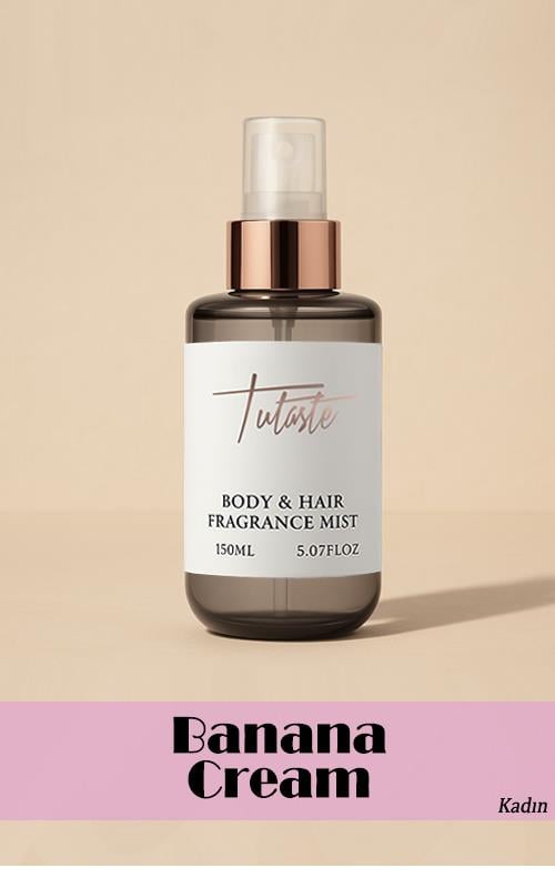 (Banana Cream) Body & Hair Mist 150 ML