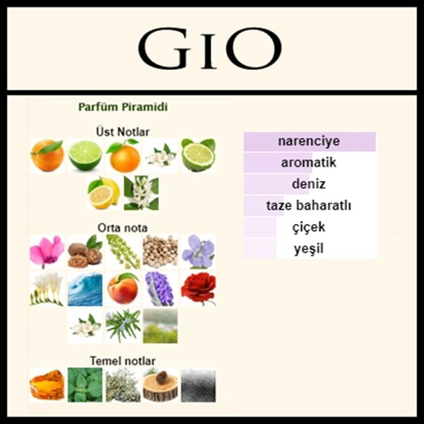 Acqua di gio Notalar