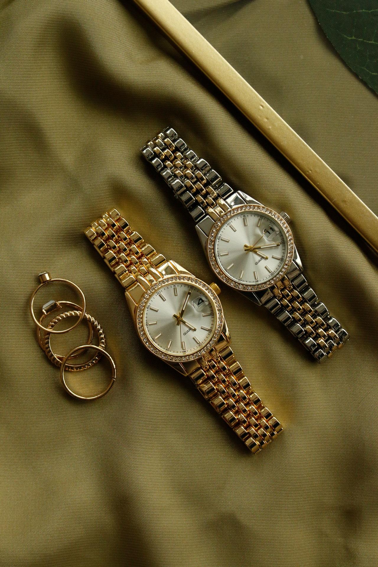 Belos Gold&Silver Metal Kadın Kol Saati