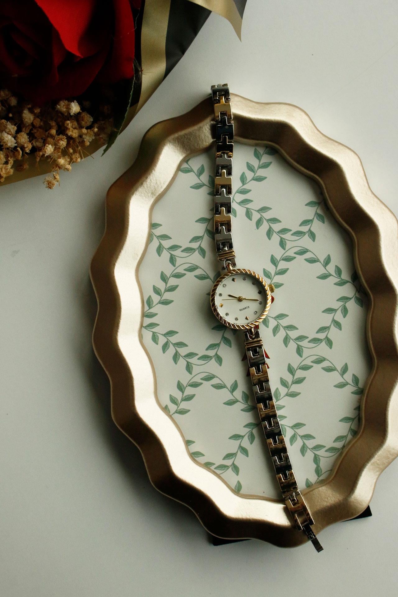 Bravine Gold&Silver Metal Kadın Kol Saati