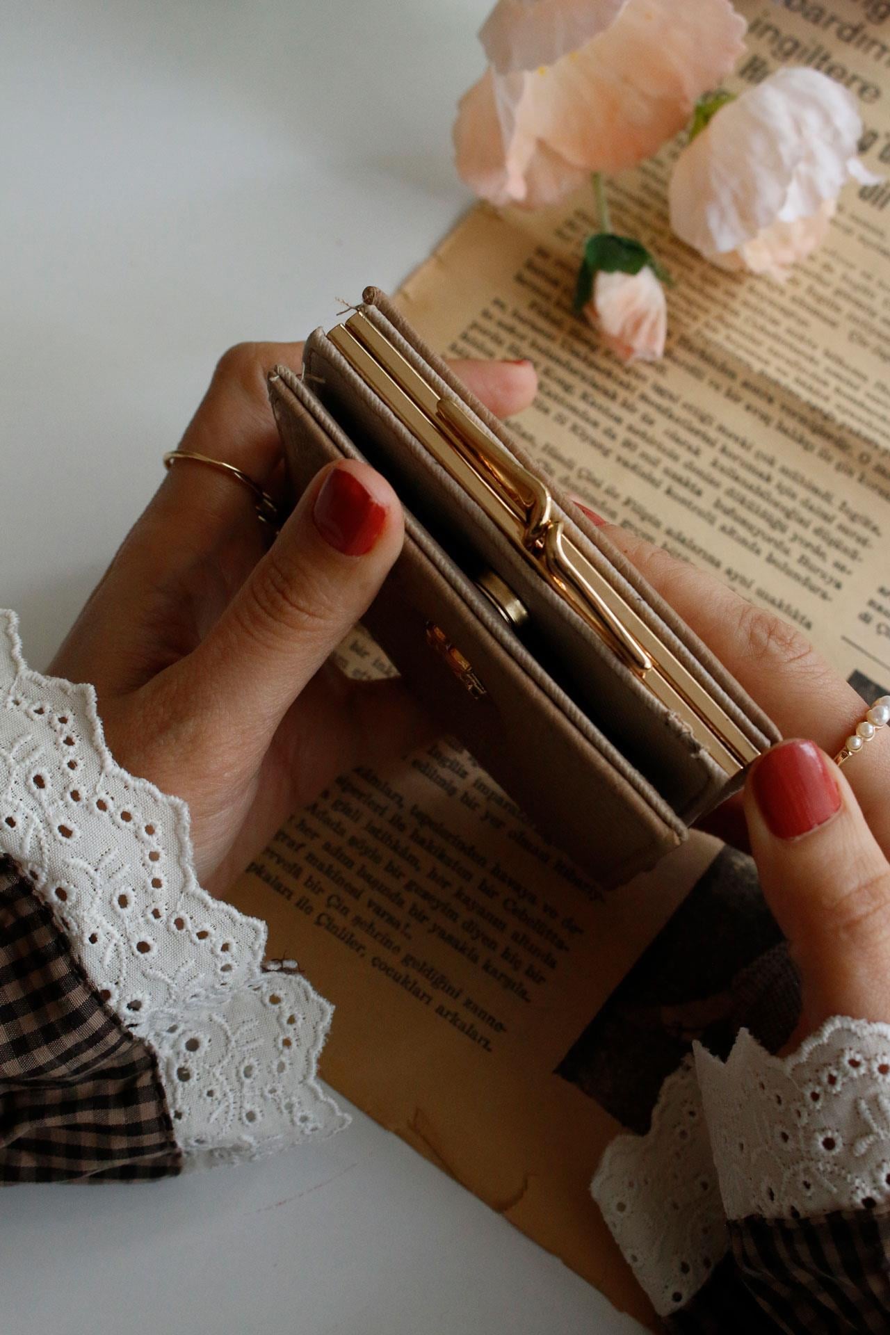 Caren K.Vizon Vintage Kadın Cüzdan(el cüzdanı)