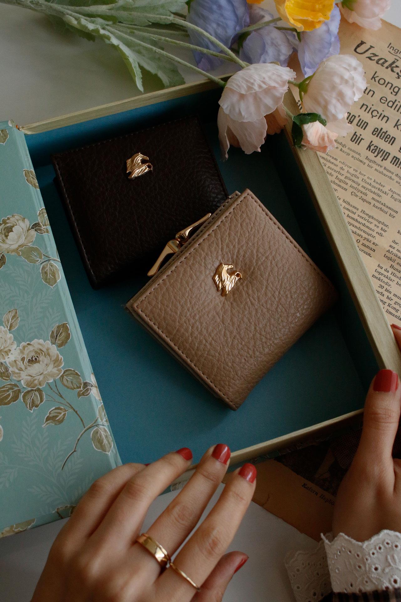 Caren K.Vizon Vintage Kadın Cüzdan(el cüzdanı)