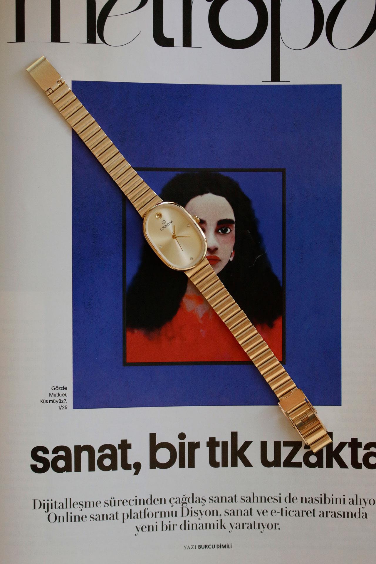 Champ Gold Metal Kadın Kol Saati