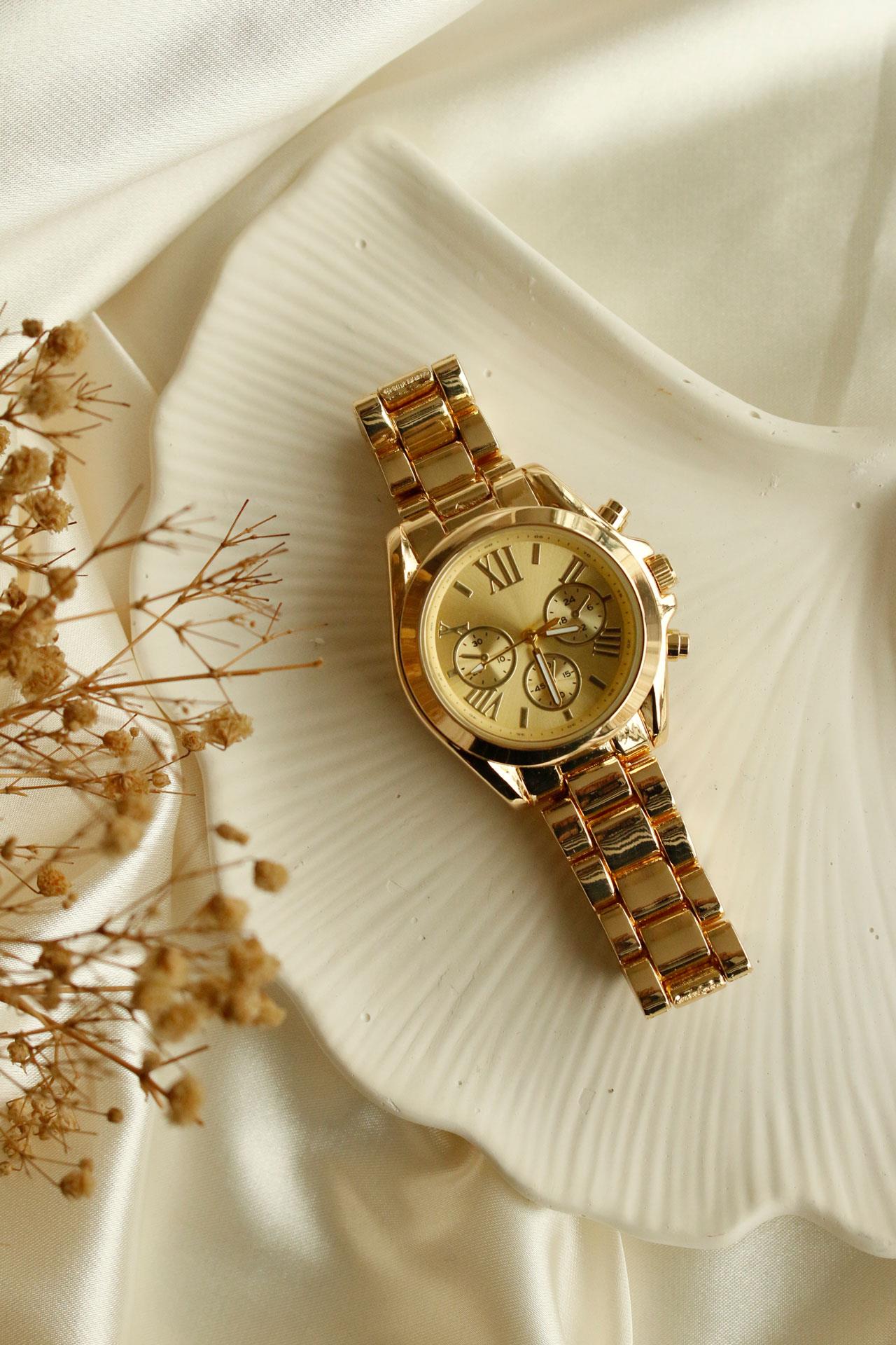 Design Gold Metal Kol Saati