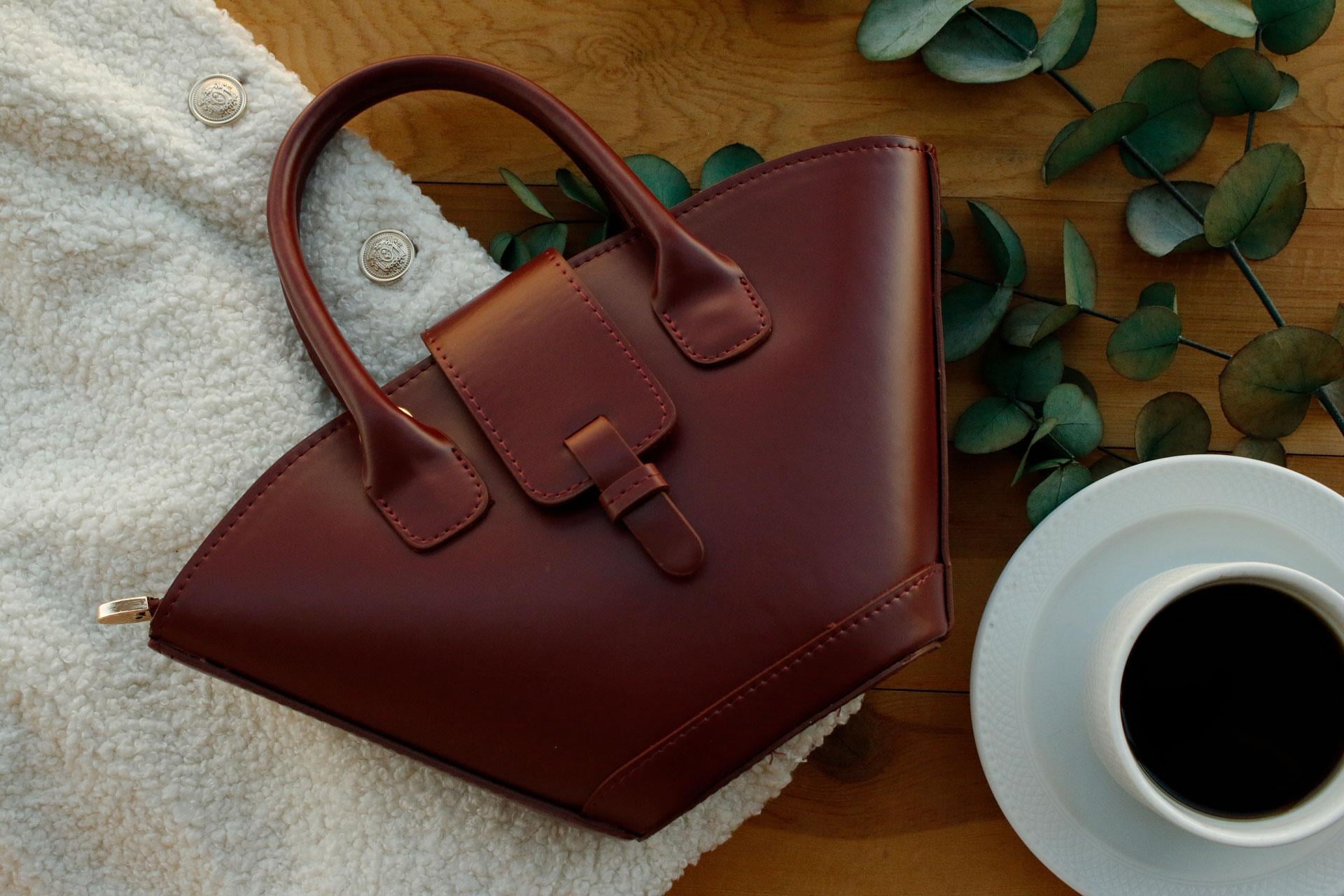 Elegance Bordo Kol Çantası 
