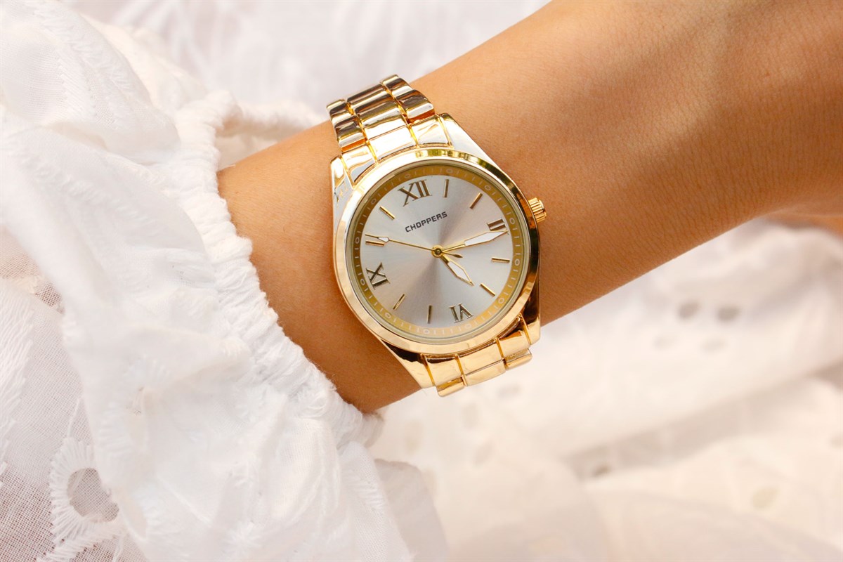 Elena Gold Metal Saat