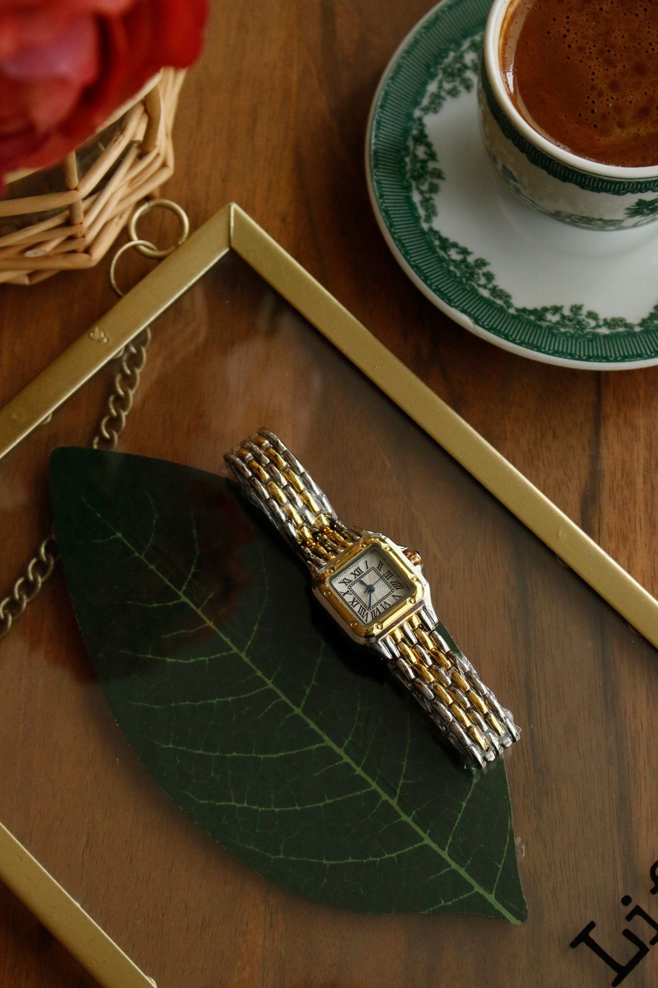 Eryu Gold&Silver Metal Kadın Kol Saati