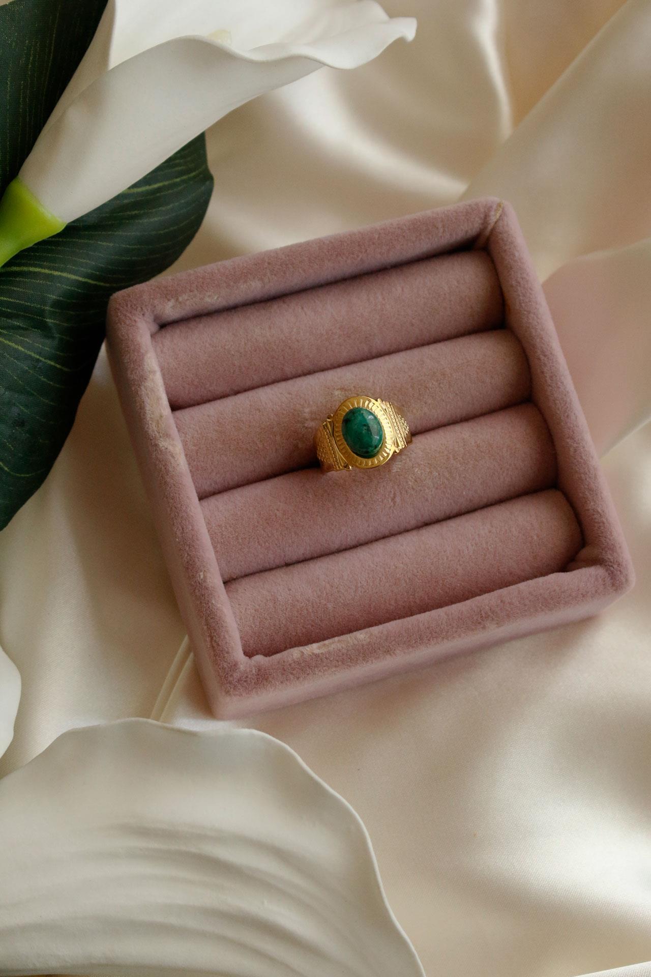 Etnik Tasarımlı Ayarlamalı Aksesuar Yüzük 06