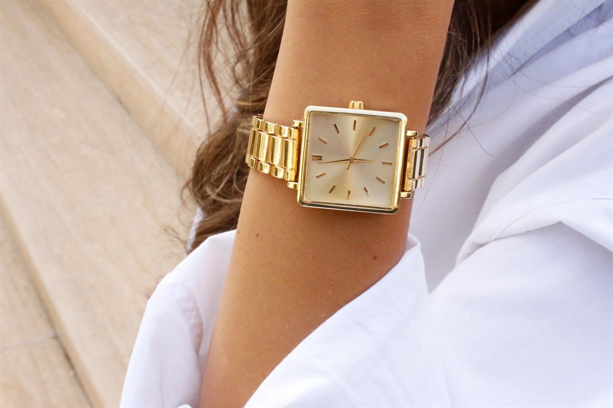 Flawless Gold Metal Saat