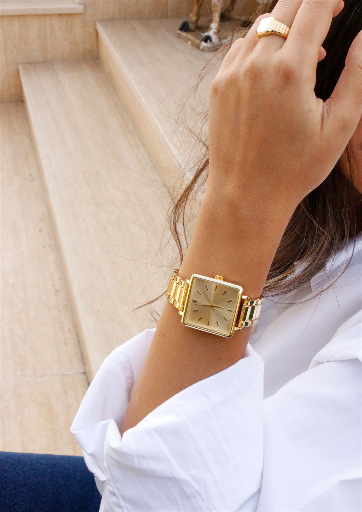 Flawless Gold Metal Saat