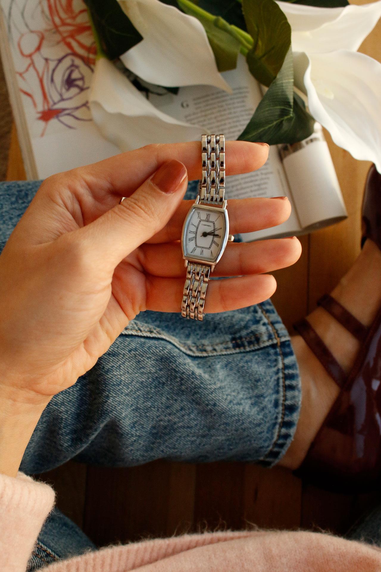 Glady Silver Metal Kadın Kol Saati
