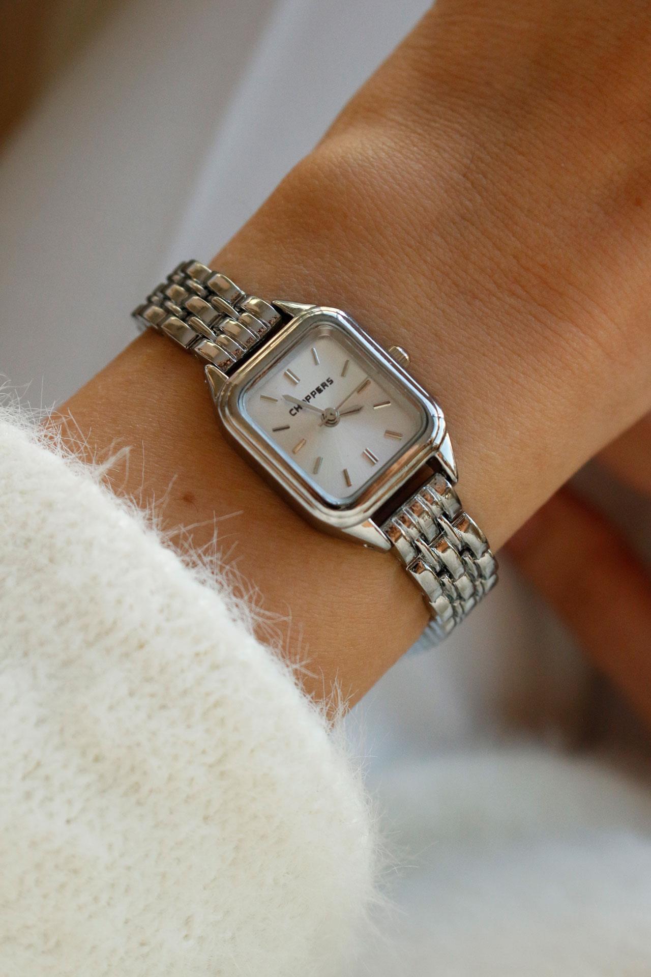 Hadley Silver Metal Kol Saati