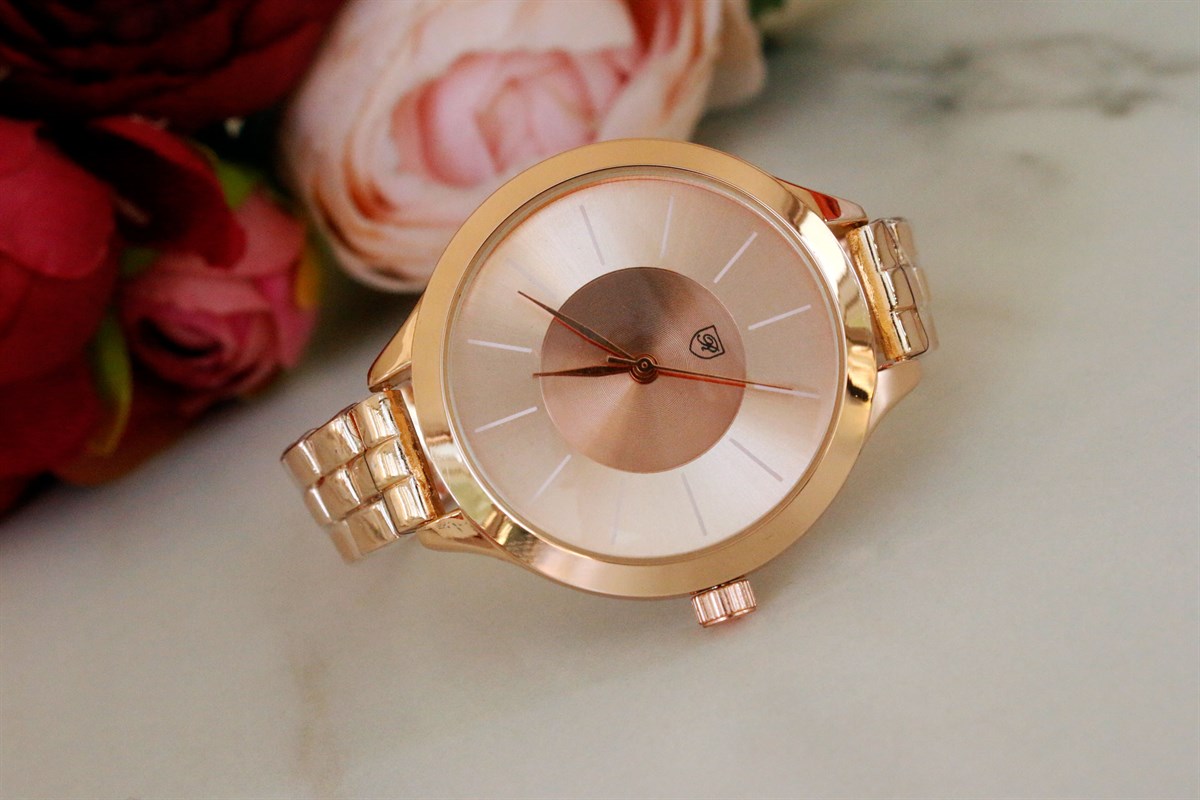İnce Kordon Rose Metal Saat