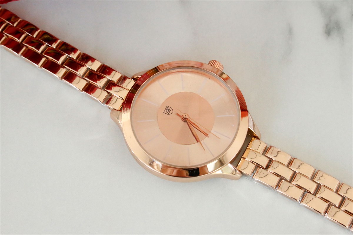 İnce Kordon Rose Metal Saat