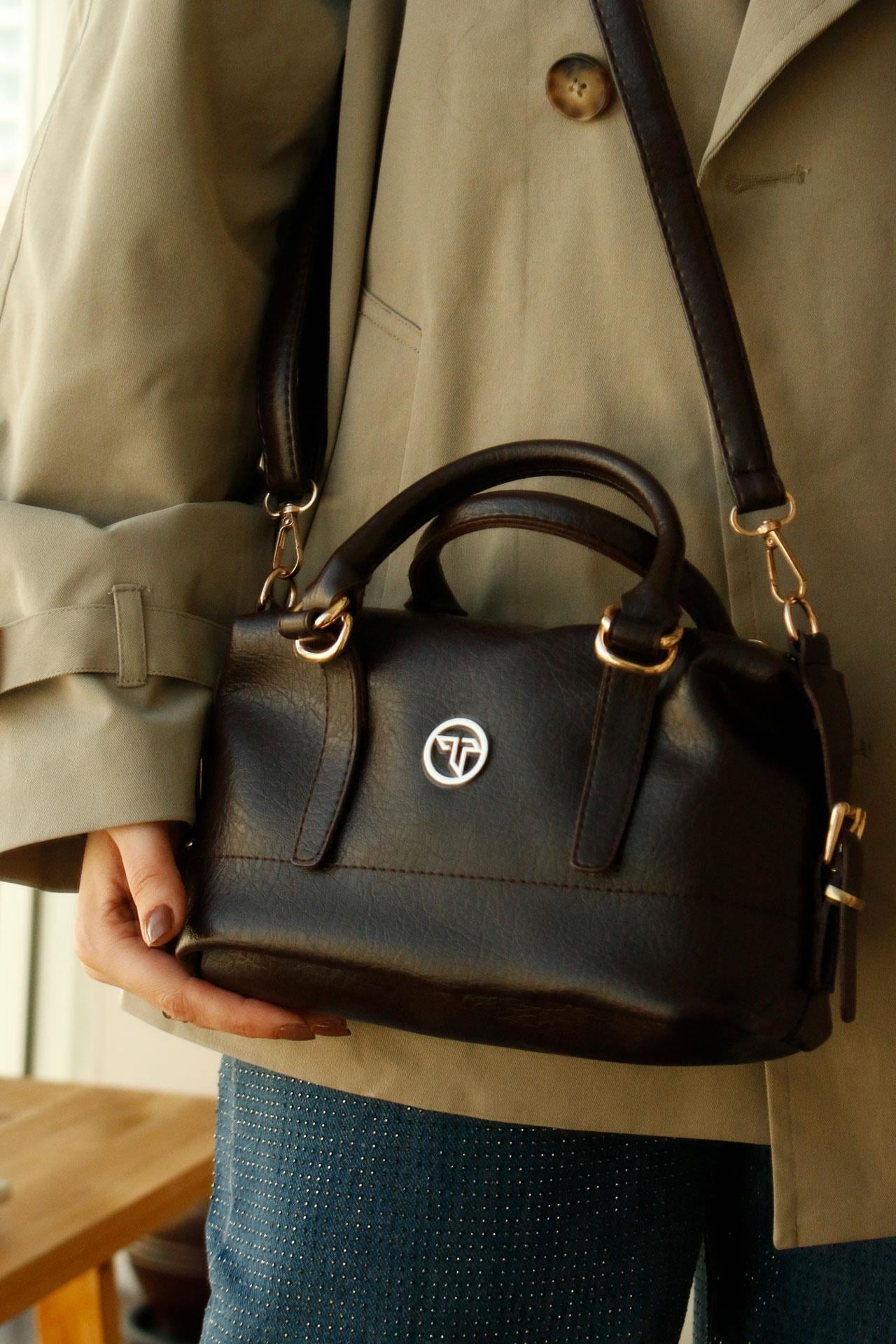 Mathilda A.Kahve Kadın Kol Çantası