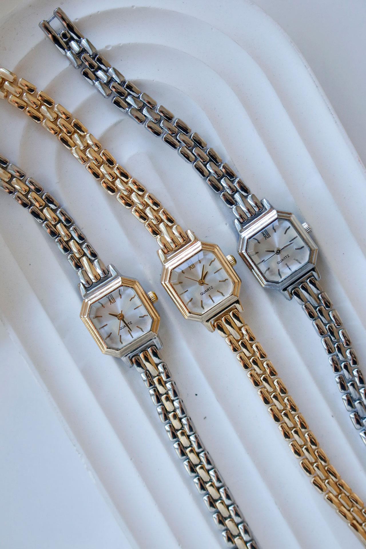 Montre Gold&Silver Minimal Kol Saati