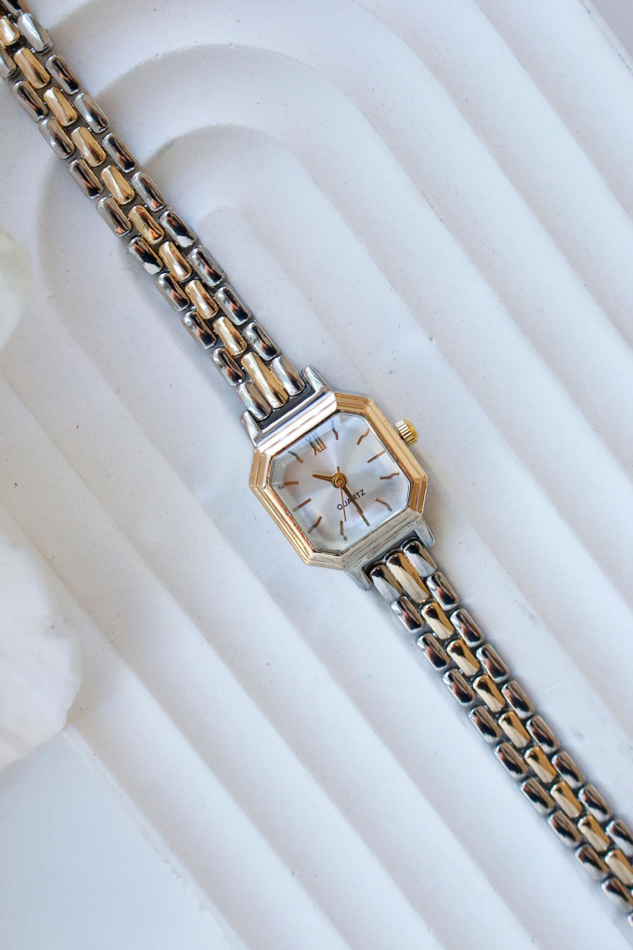 Montre Gold&Silver Minimal Kol Saati