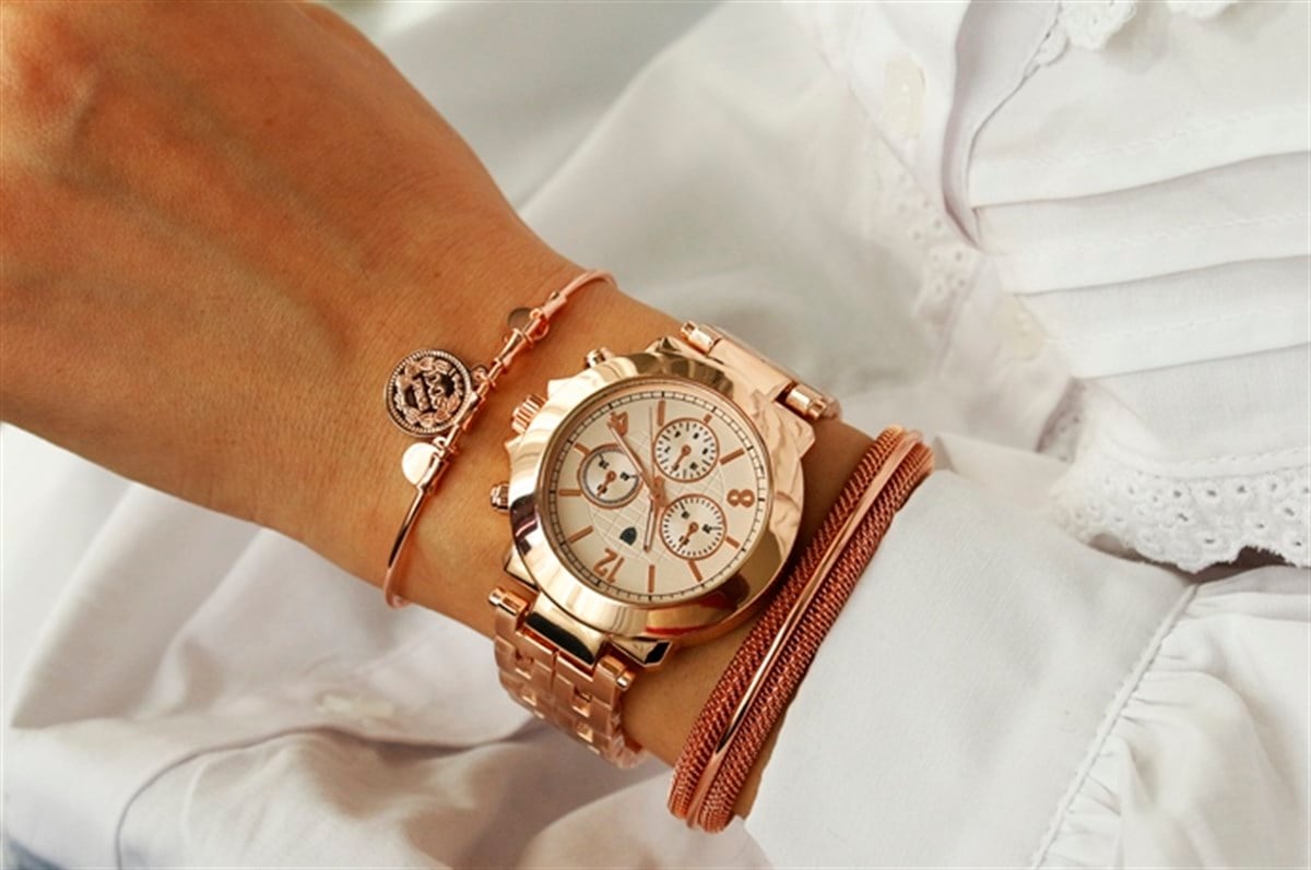 Pandora Watch Rose (içi beyaz )