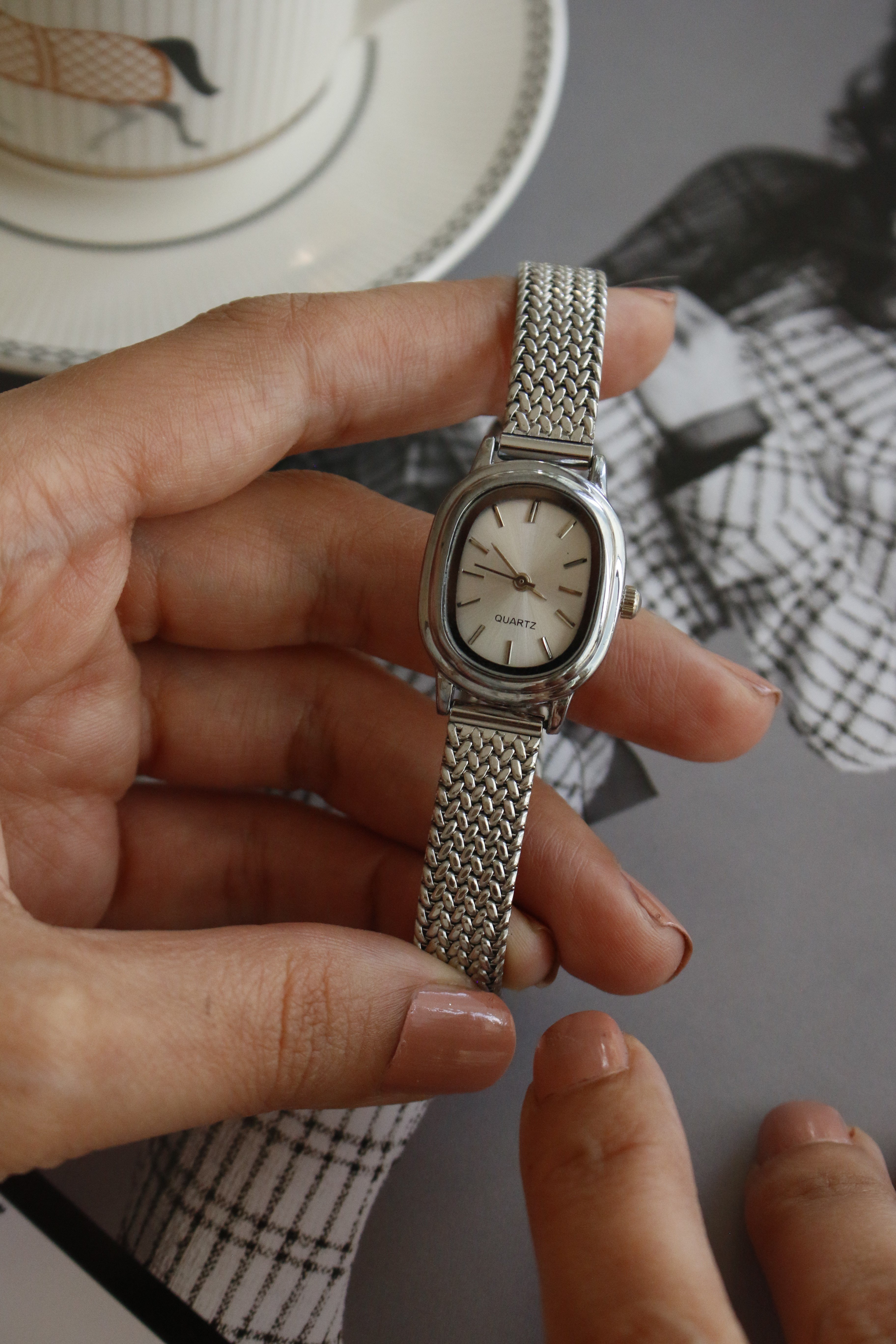 Tokyo Hasır Silver Metal Kadın Kol Saati