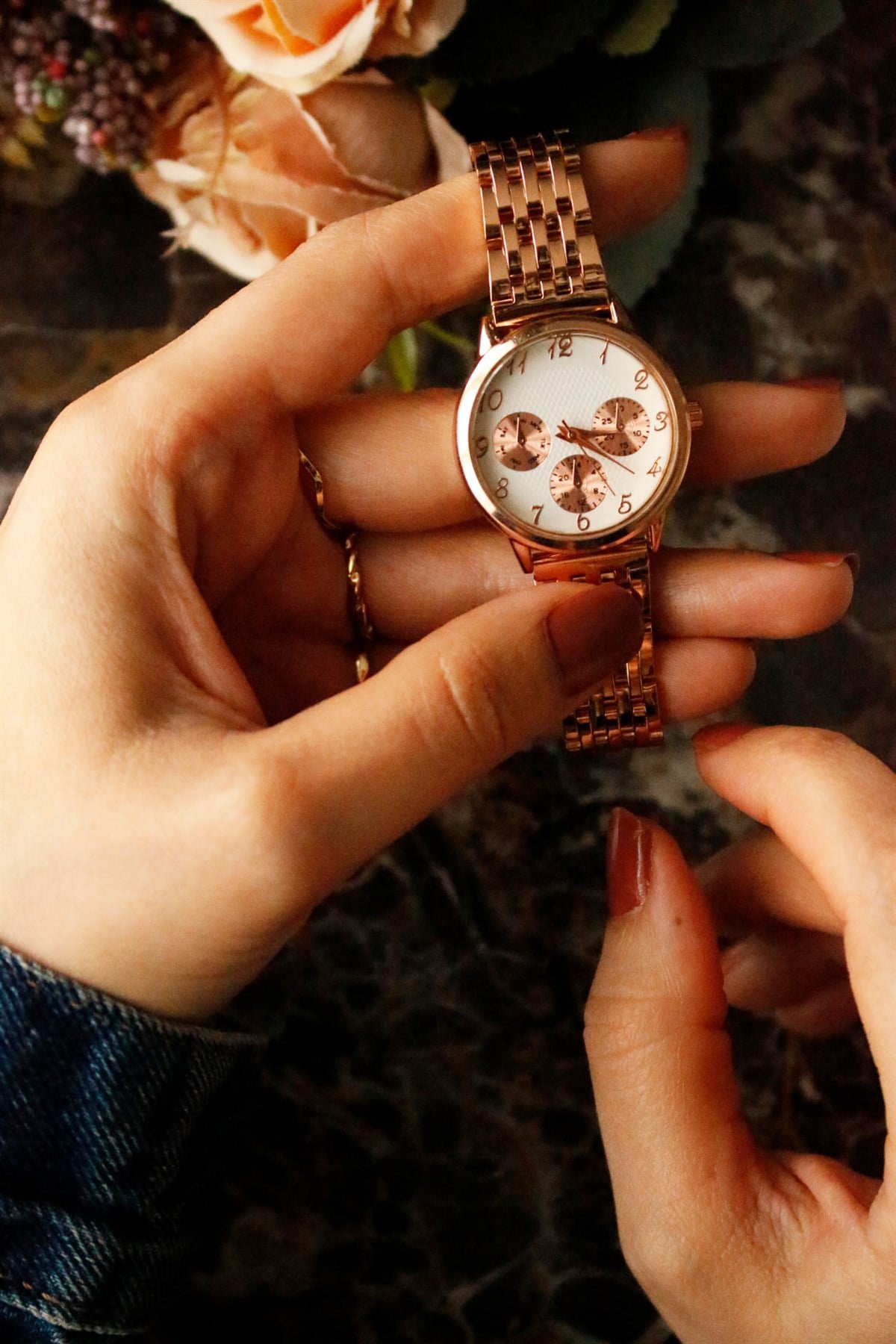 Yeni Rose Metal Saat 